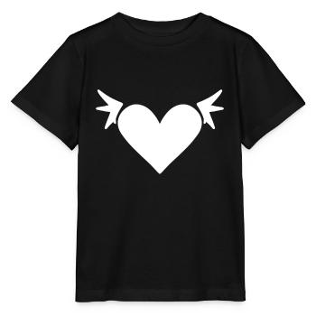 Ange du Cœur Ange Gardien - T-shirt bio MINI CREATOR Stanley/Stella Enfant - noir - Devant - Mikhail (115cm)