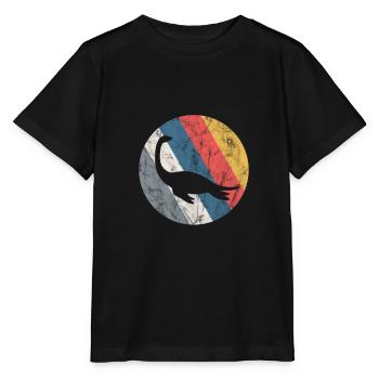 Plesiosaur Dinosaur Jurassic Fossil Marine Reptile - Stanley/Stella MINI CREATOR Kids’ T-Shirt - black - Front - Mikhail (115cm)