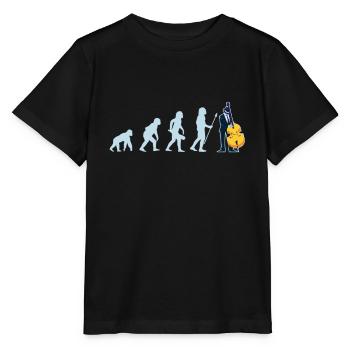 Contrebasse Contrebasse Joueur Contrebasse - T-shirt bio MINI CREATOR Stanley/Stella Enfant - noir - Devant - Mikhail (115cm)