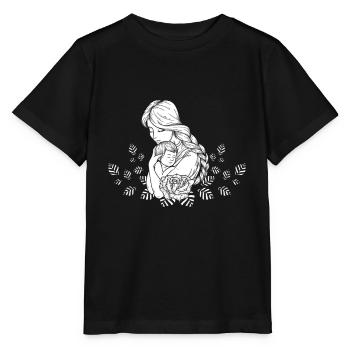Mother And Baby Lovely Mothers Day Gift - Stanley/Stella MINI CREATOR Kids’ T-Shirt - black - Front - Mikhail (115cm)