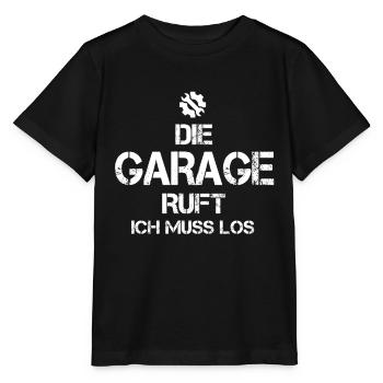 KFZ Mechaniker Auto Werkstatt Schrauben - Stanley/Stella Kinder T-Shirt MINI CREATOR  - Schwarz - Vorne - Mikhail (115cm)