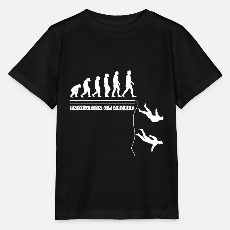 Evolution Of Brexit British UK Europe Exit Gift - Stanley/Stella MINI CREATOR Kids’ T-Shirt - black