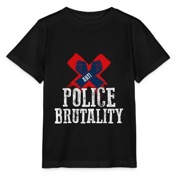 Anti-Polizei Brutalität Gerechtigkeit Polizei Gewalt Geschenk - Stanley/Stella Kinder T-Shirt MINI CREATOR  - Schwarz - Vorne - Mikhail (115cm)