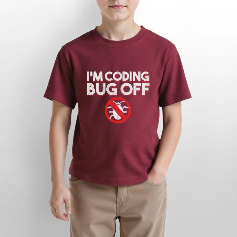 Je suis Coding Bug Off Coder Programmer Developer Gift T-shirt bio MINI CREATOR Stanley/Stella Enfant