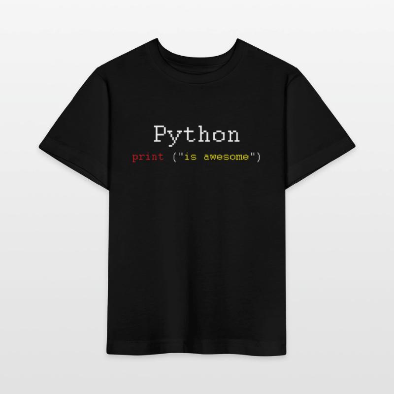 Python HTML Language Coder Coding Programmer Gift Stanley/Stella MINI CREATOR Kids’ T-Shirt
