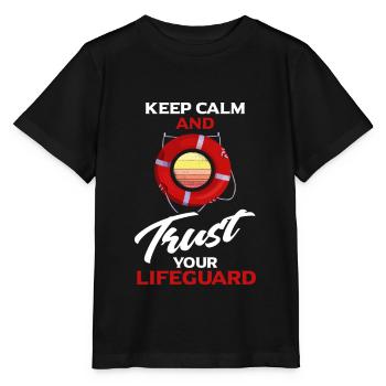 Lifeguard Lifeguard Piscine extérieure Piscine intérieure - T-shirt bio MINI CREATOR Stanley/Stella Enfant - noir - Devant - Mikhail (115cm)