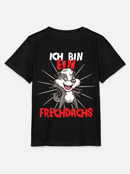 Ich bin ein Frechdachs cooles Outfit Geschenk Kind - Stanley/Stella Kinder T-Shirt MINI CREATOR - Schwarz