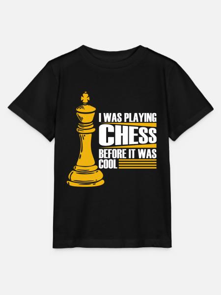 Pièce d’échecs - T-shirt bio MINI CREATOR Stanley/Stella Enfant - noir