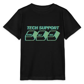 Call Center Customer Service Helpdesk - Stanley/Stella MINI CREATOR Kids’ T-Shirt - black - Front - Mikhail (115cm)