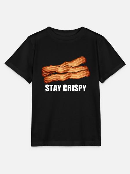 Bacon Speck Frühstück - Stanley/Stella Kinder T-Shirt MINI CREATOR - Schwarz