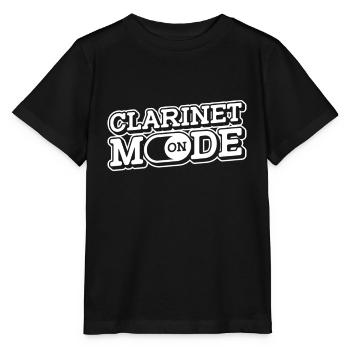 Spielmannszug Fanfarenzug Clarinette Musique de cuivres - T-shirt bio MINI CREATOR Stanley/Stella Enfant - noir - Devant - Mikhail (115cm)