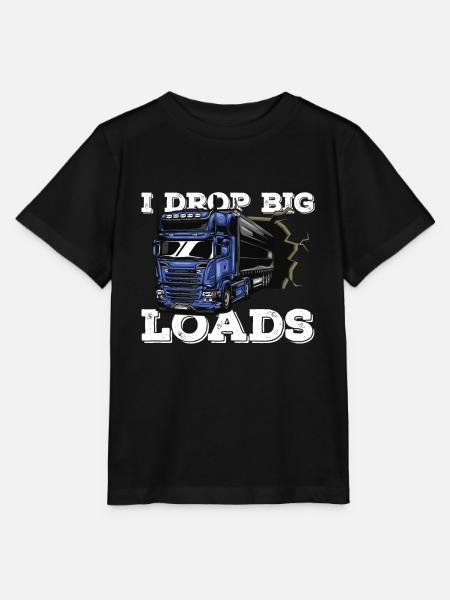 Truck Driver Truck Driver Truck Driver Trucker - Stanley/Stella MINI CREATOR Kids’ T-Shirt - black