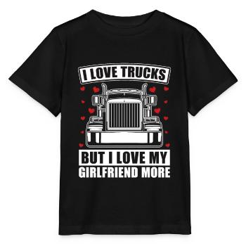 Truck Driver Truck Driver Truck Driver Trucker - Stanley/Stella MINI CREATOR Kids’ T-Shirt - black - Front - Mikhail (115cm)