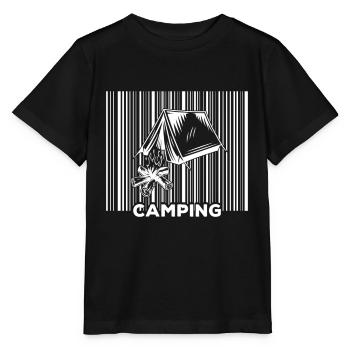 Camping Camping Campsite Camping - T-shirt bio MINI CREATOR Stanley/Stella Enfant - noir - Devant - Mikhail (115cm)