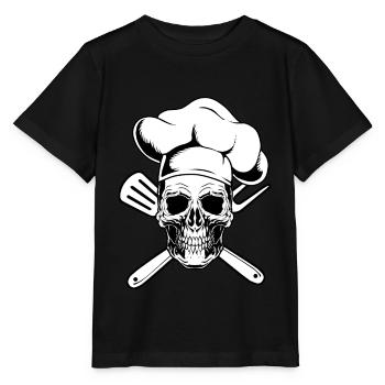 Grilling Grill Master BBQ Grill King - Stanley/Stella MINI CREATOR Kids’ T-Shirt - black - Front - Mikhail (115cm)