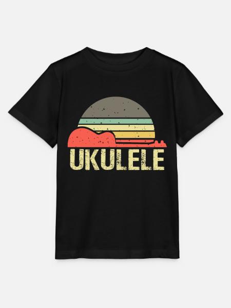 Ukulele - Stanley/Stella Kinder T-Shirt MINI CREATOR - Schwarz