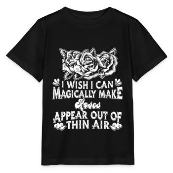 Rose Roses Rose Garden Jardinier - T-shirt bio MINI CREATOR Stanley/Stella Enfant - noir - Devant - Mikhail (115cm)