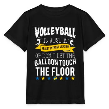 Volleyball Beach Volleyball - Stanley/Stella MINI CREATOR Kids’ T-Shirt - black - Front - Mikhail (115cm)