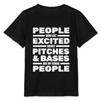 Softball - Stanley/Stella Kinder T-Shirt MINI CREATOR  - Schwarz - Vorne - Mikhail (115cm)