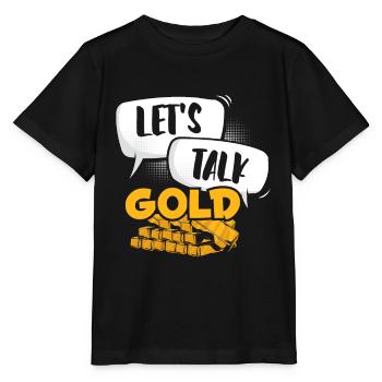 Gold Mining Gold Mine - Stanley/Stella MINI CREATOR Kids’ T-Shirt - black - Front - Mikhail (115cm)