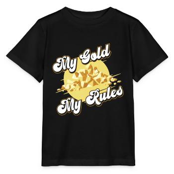 Gold Mining Gold Mine - Stanley/Stella MINI CREATOR Kids’ T-Shirt - black - Front - Mikhail (115cm)