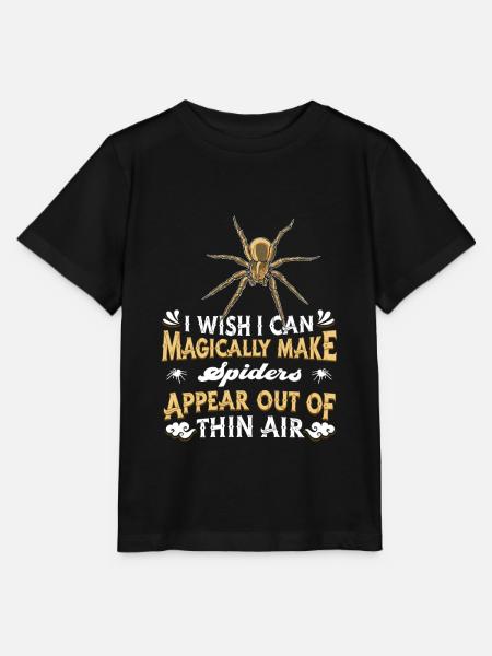 Spinne Haustier - Stanley/Stella Kinder T-Shirt MINI CREATOR - Schwarz
