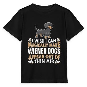 Teckel teckel viennois Teckel Rauhhaardackel - T-shirt bio MINI CREATOR Stanley/Stella Enfant - noir - Devant - Mikhail (115cm)