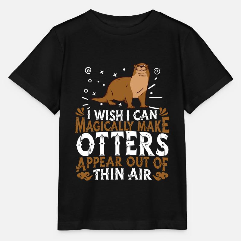 Loutre - T-shirt bio MINI CREATOR Stanley/Stella Enfant - noir