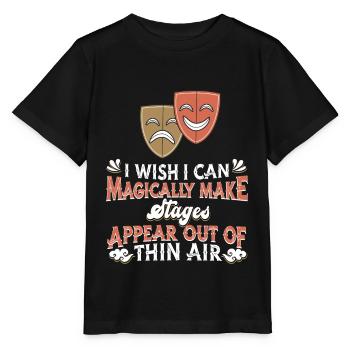 Théâtre - T-shirt bio MINI CREATOR Stanley/Stella Enfant - noir - Devant - Mikhail (115cm)