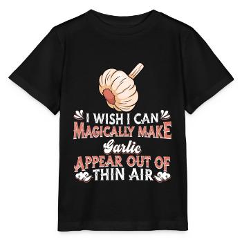 Garlic Spice Knobi Knofi - Stanley/Stella MINI CREATOR Kids’ T-Shirt - black - Front - Mikhail (115cm)