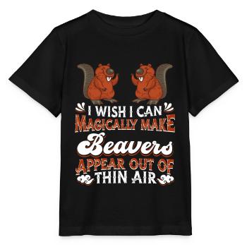Castor - T-shirt bio MINI CREATOR Stanley/Stella Enfant - noir - Devant - Mikhail (115cm)
