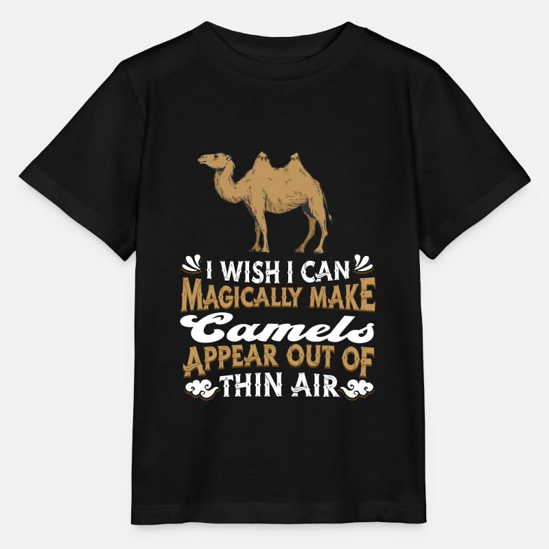 Kamele Trampeltier Dromedar - Stanley/Stella Kinder T-Shirt MINI CREATOR  - Schwarz