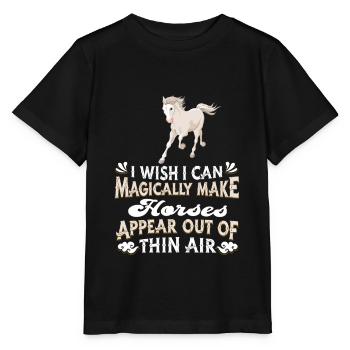Cavalier Équitation Équitation - T-shirt bio MINI CREATOR Stanley/Stella Enfant - noir - Devant - Mikhail (115cm)