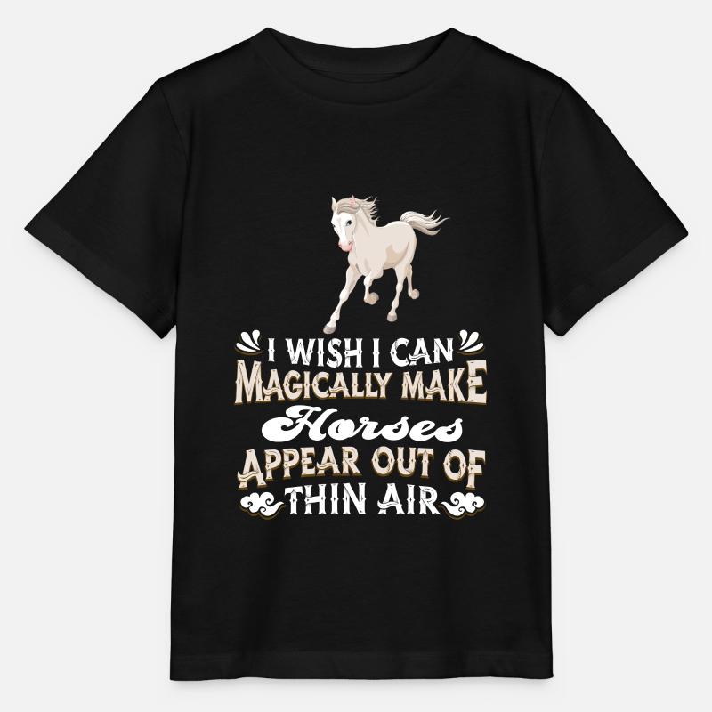 Cavalier Équitation Équitation - T-shirt bio MINI CREATOR Stanley/Stella Enfant - noir