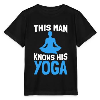 Yoga Yogi - Stanley/Stella Kinder T-Shirt MINI CREATOR  - Schwarz - Vorne - Mikhail (115cm)