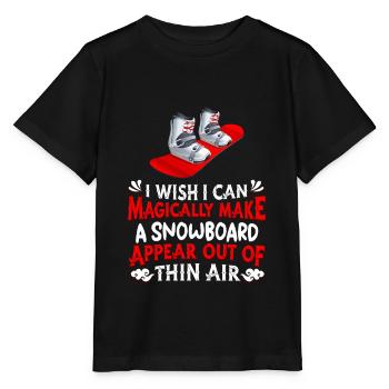 Snowboard Snowboarder Snowboarding - Stanley/Stella MINI CREATOR Kids’ T-Shirt - black - Front - Mikhail (115cm)