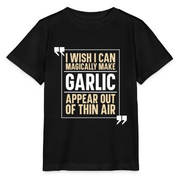Garlic Spice Knobi Knofi - Stanley/Stella MINI CREATOR Kids’ T-Shirt - black - Front - Mikhail (115cm)