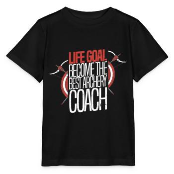 Archer Archery Arrow Archery Archery - Stanley/Stella MINI CREATOR Kids’ T-Shirt - black - Front - Mikhail (115cm)
