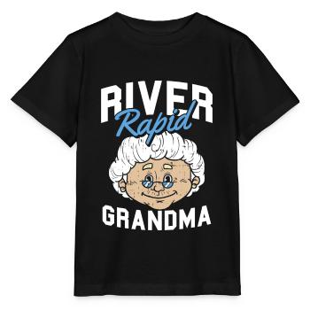 Rafting Wildwasser Kanu Kajak - Stanley/Stella Kinder T-Shirt MINI CREATOR  - Schwarz - Vorne - Mikhail (115cm)
