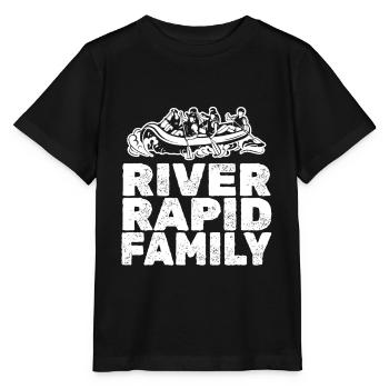 Rafting Wildwasser Kanu Kajak - Stanley/Stella Kinder T-Shirt MINI CREATOR  - Schwarz - Vorne - Mikhail (115cm)