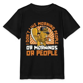 Castor - T-shirt bio MINI CREATOR Stanley/Stella Enfant - noir - Devant - Mikhail (115cm)
