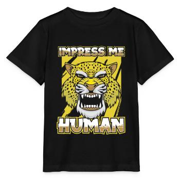Jaguar - T-shirt bio MINI CREATOR Stanley/Stella Enfant - noir - Devant - Mikhail (115cm)