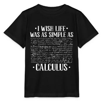 Mathématiques Mathématiques - T-shirt bio MINI CREATOR Stanley/Stella Enfant - noir - Devant - Mikhail (115cm)