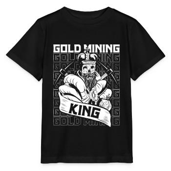 Gold Mining Gold Mine - Stanley/Stella MINI CREATOR Kids’ T-Shirt - black - Front - Mikhail (115cm)