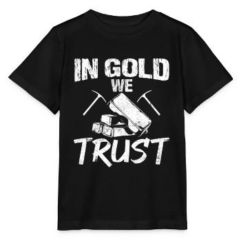 Gold Mining Gold Mine - Stanley/Stella MINI CREATOR Kids’ T-Shirt - black - Front - Mikhail (115cm)