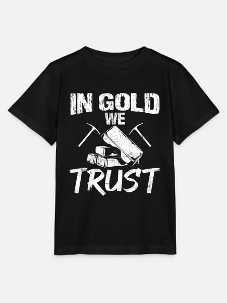 Goldbergbau Goldmine - Stanley/Stella Kinder T-Shirt MINI CREATOR  - Schwarz