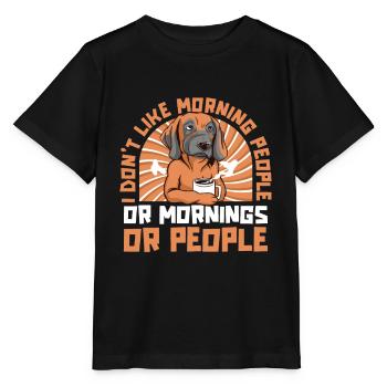Great Dane Dog - Stanley/Stella MINI CREATOR Kids’ T-Shirt - black - Front - Mikhail (115cm)