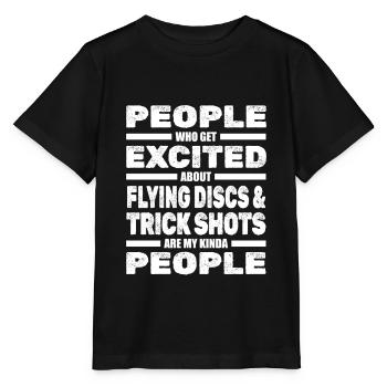 Frisbee - T-shirt bio MINI CREATOR Stanley/Stella Enfant - noir - Devant - Mikhail (115cm)