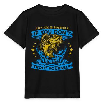 Pêcheur Pêcheur Pêcheurs Pêche - T-shirt bio MINI CREATOR Stanley/Stella Enfant - noir - Devant - Mikhail (115cm)