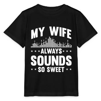 Tontechniker Sound Audio Engineer - Stanley/Stella Kinder T-Shirt MINI CREATOR  - Schwarz - Vorne - Mikhail (115cm)